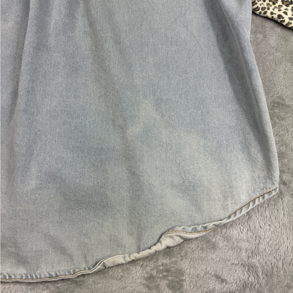 POL boutique jacket sz small oversized fit with animal print sleeves - Picture 9 of 12